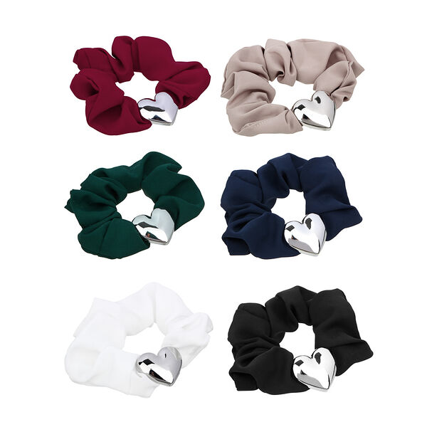 Beriotti резинка для волос с декором, d10см, полиэстер, металл, 6 цветов в ассортименте