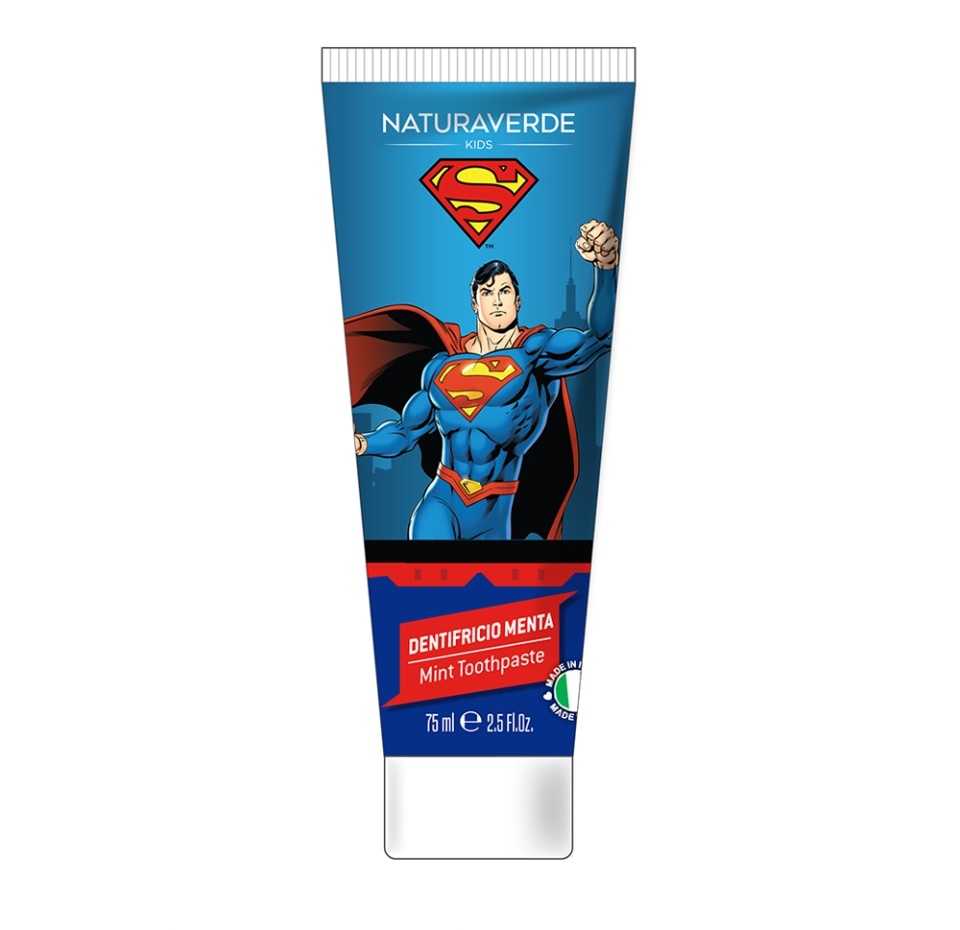 

Зубная паста мятная детская, Superman, 75 мл, Италия