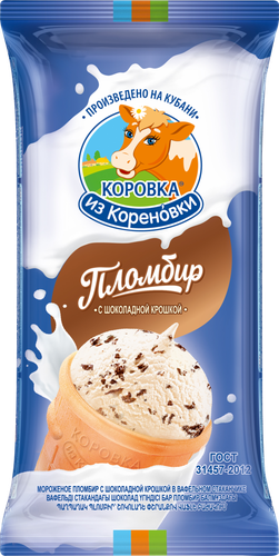 

Пломбир Коровка из Кореновки с шоколадной крошкой 15% 80 г