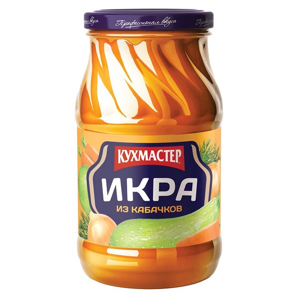 Икра из кабачков Кухмастер, 400 г