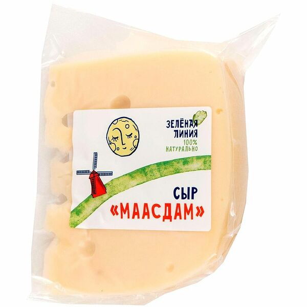 Сыр Маасдам 45% Зелёная Линия,