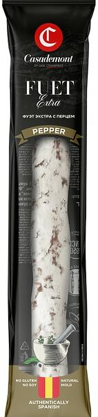 Колбаса Casademont Fuet Extra сыровяленая с перцем 110г