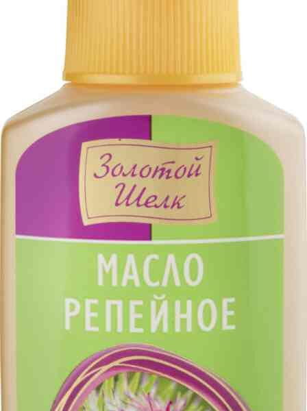 Масло для волос репейное Золотой шелк с крапивой и гвоздикой