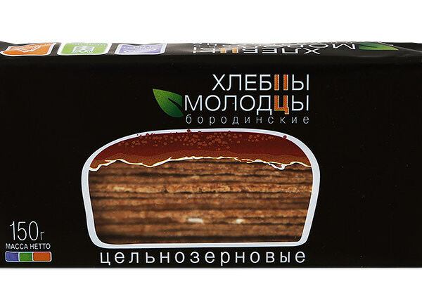 Хлебцы цельнозерновые Хлебцы-Молодцы Бородинские 150 г