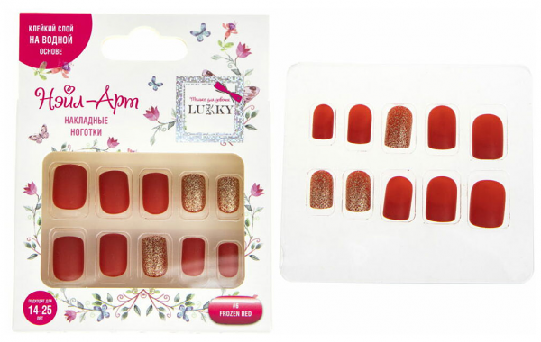 Накладные ноготки Lukky Нэйл-арт