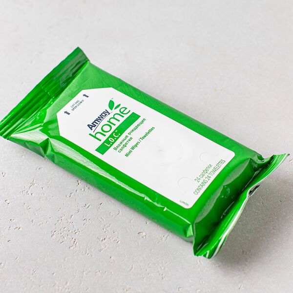 Влажные очищающие салфетки L.O.C. Amway, 24 шт