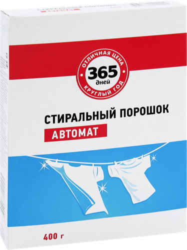 

Стиральный порошок 365 дней универсальный, автомат