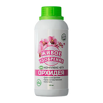 Удобрение живое «Орхидея», «Экодачник», 500 мл, Россия