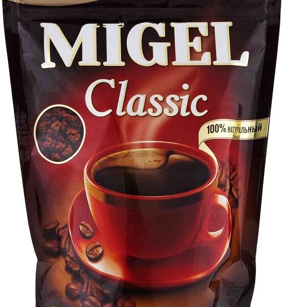 Кофе растворимый Migel Classic натуральный гранулированный 75г