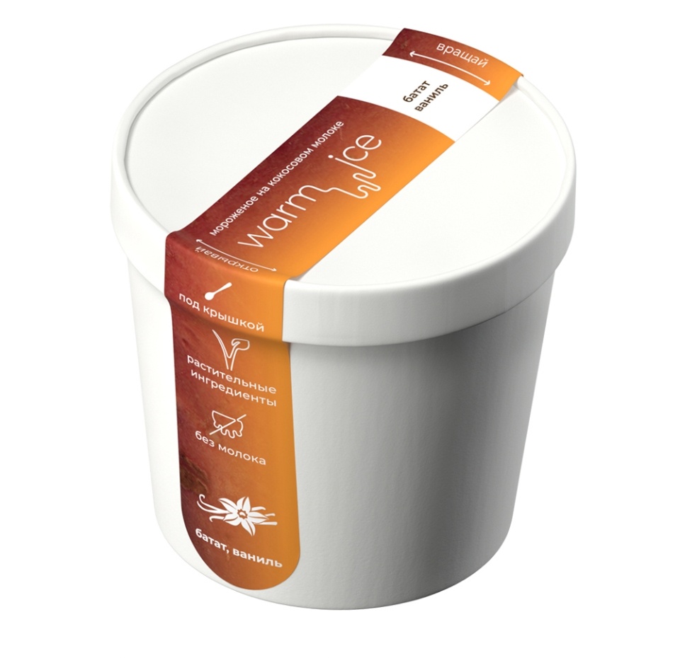 

Мороженое Warm Ice на кокосовом молоке «Батат и ваниль» 80 г