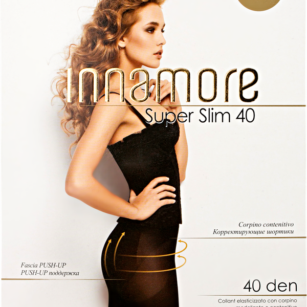 Колготки Innamore Super Slim 40 nero, размер 4