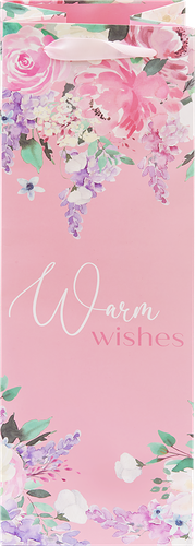   Пакет подарочный под бутылку Glow, 13х36х8,5см Арт. СБ16