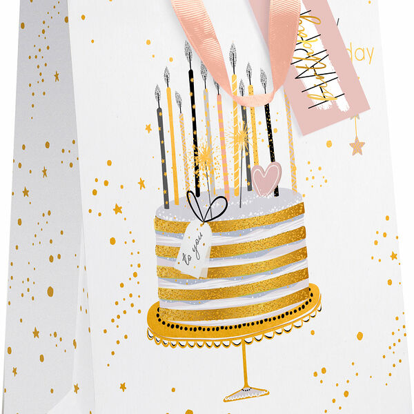 Пакет подарочный Пакетико с тиснением люкс Lvs 31.5x25.5х11 см в ассортименте 1 шт.