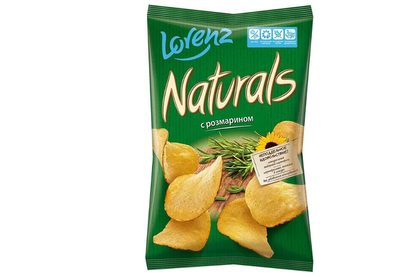 Чипсы картофельные Naturals с розмарином