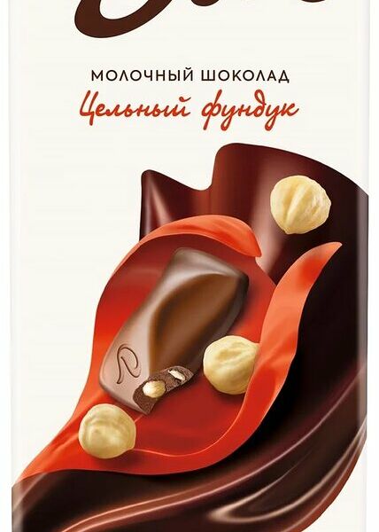 Шоколад Dove молочный с цельным фундуком 90г