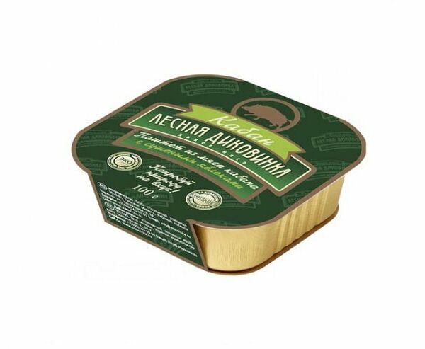 Паштет Лесная Диковинка из мяса кабана с сушеными яблоками