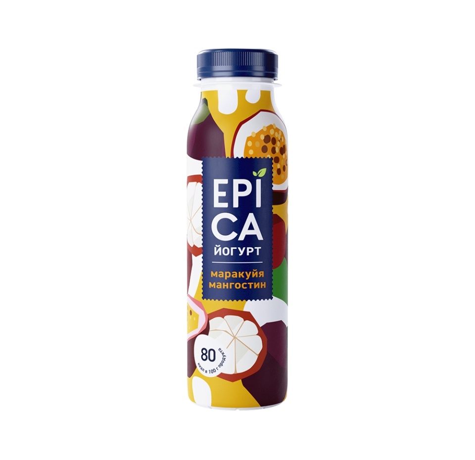 

Йогурт питьевой Epica 2.5% маракуйя-мангостин 260 г