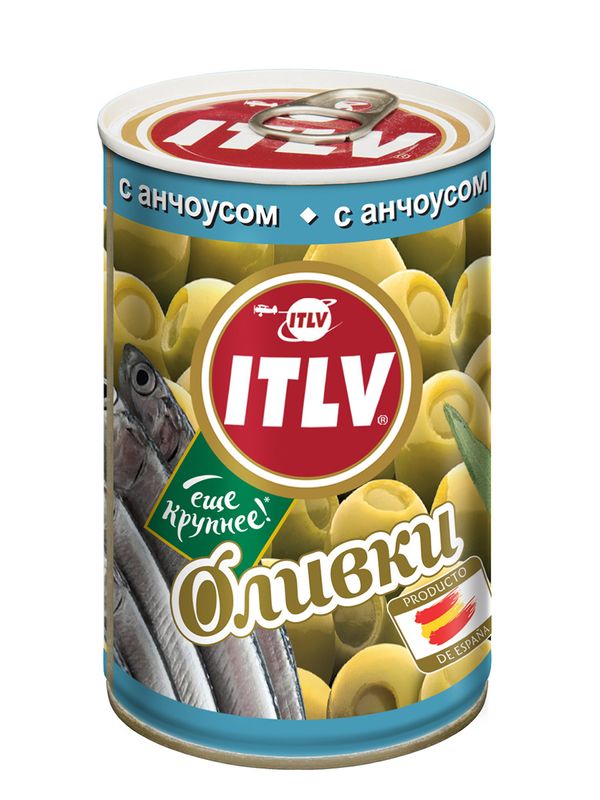 

Оливки с анчоусом ITLV 300 г