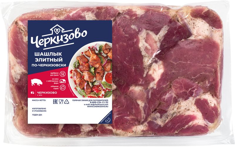 

Шашлык из свинины Черкизово Элитный охлажденный, вес
