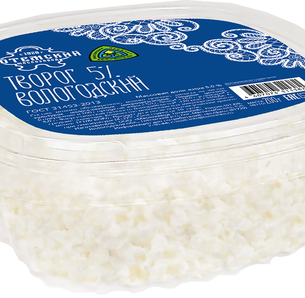 Творог Тотемский 5% БЗМЖ