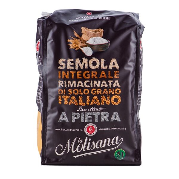 Мука пшеничная La Molisana из твердых сортов пшеницы цельнозерновая двойного помола 1 кг