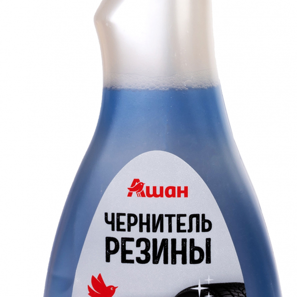 Чернитель резины Ашан полирующий эффект