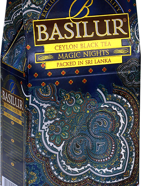 Чай черный BASILUR листовой Oriental Collection Magic Nigh Волшебные ночи к/кор вес 100г
