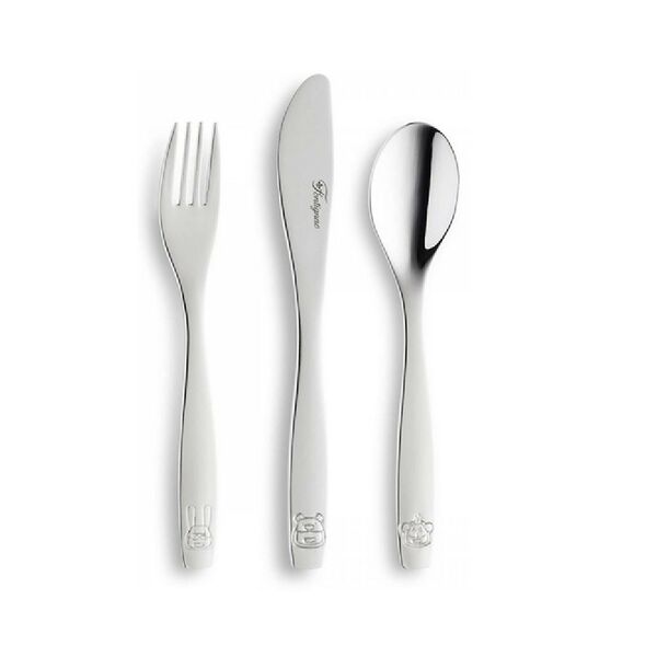 Набор детских столовых приборов Fontignac, 3 штуки, нержавеющая сталь