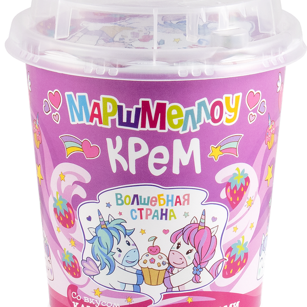 Маршмеллоу-крем Волшебная страна клубника со сливками