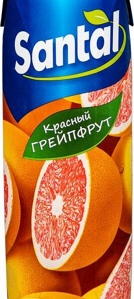 Напиток сокосодержащий Santal красный грейпфрут, 1л