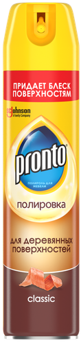 

Полироль для мебели PRONTO Классик Блеск, 250 мл