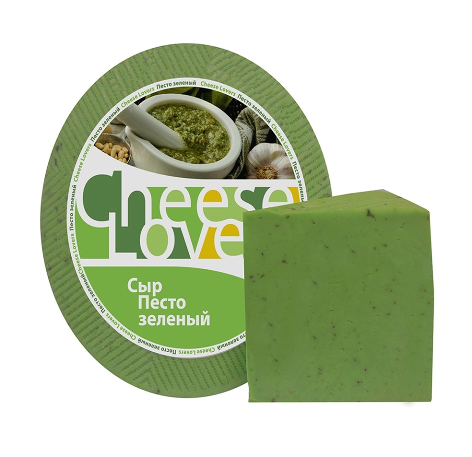 

Сыр Cheese Lovers Песто зеленый 50%, весовой