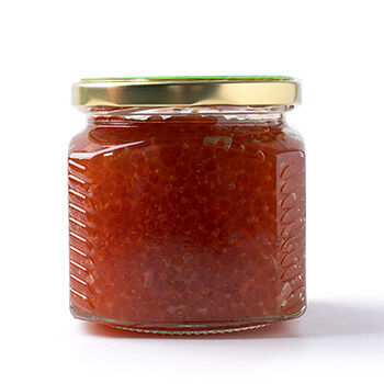 Икра лососевая горбуши Азбука вкуса зернистая Авистрон 400г стекло Россия