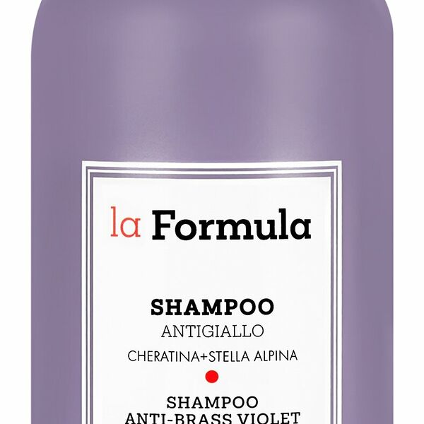 LA FORMULA Шампунь для осветленных волос с кератином и экстрактом эдельвейса, 300 мл