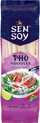 Макаронные изделия Sen Soy лапша рисовая Фо-Хо (Fo-Kho) 200 г