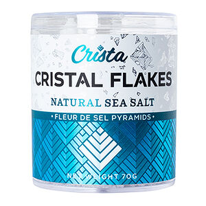 Соль Crista пищевая морская садочная натуральная в форме пирамидок