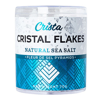 Соль Crista пищевая морская садочная натуральная в форме пирамидок