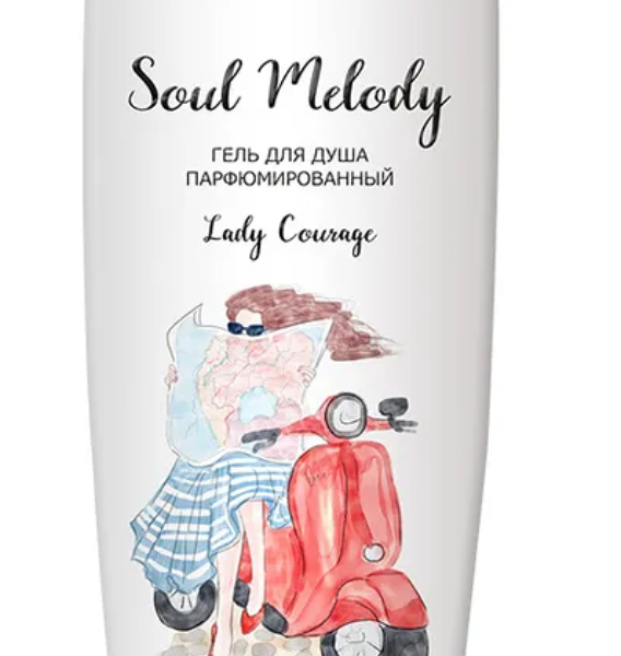 Гель для душа LIV DELANO Soul melody Lady courage парфюмированный