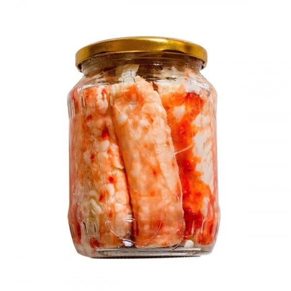 Краб мясо в стекле