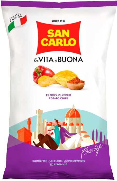 

Чипсы картофельные San Carlo со вкусом паприки 150 г