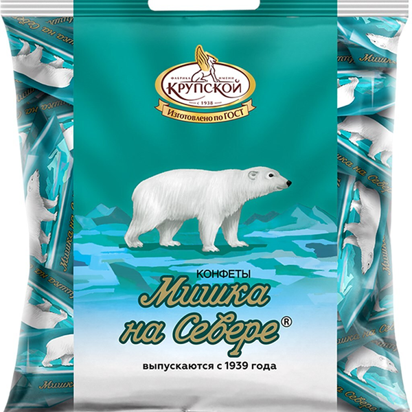 Конфеты Славянка Мишка на севере