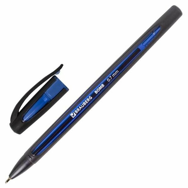 Ручка шариковая Brauberg Bomb синяя 0,7 мм, 1 шт