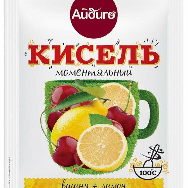 Кисель моментальный Вишня-Лимон ТМ Айдиго