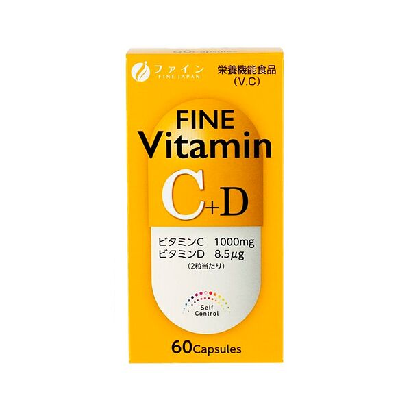 Файн Витамин С+Д капс.№60