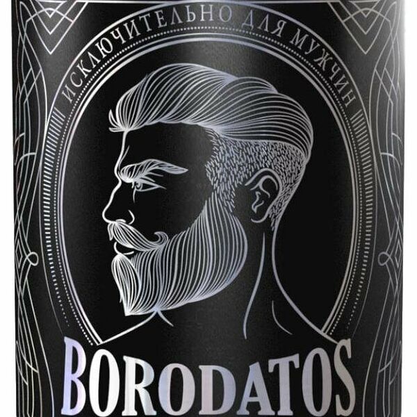 Шампунь-баланс для волос Borodatos Карбон черный 400 мл