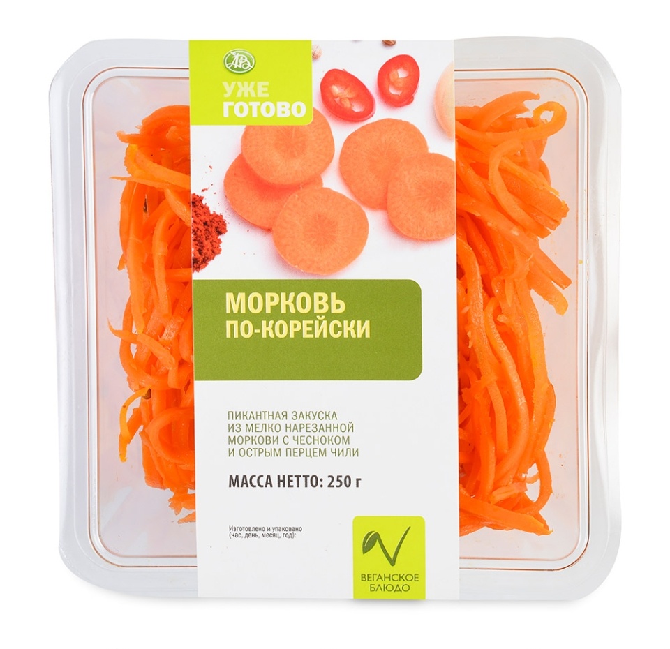 

Морковь по-корейски, «Уже готово», 250 г, Россия