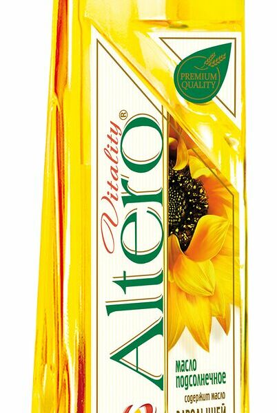 Масло подсолнечное Altero Vitality с добавлением оливкового и масла зародышей пшеницы