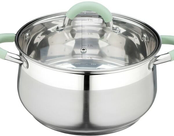 Кастрюля Mallony Mentolo с крышкой 4.6л