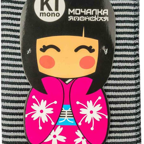 Мочалка для тела японская Kimono Супер-пилинг, 90×30 см, в ассортименте