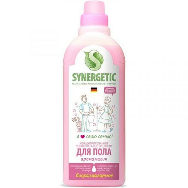 Средство чистящее Synergetic для мытья полов, аромамагия, 750 мл
